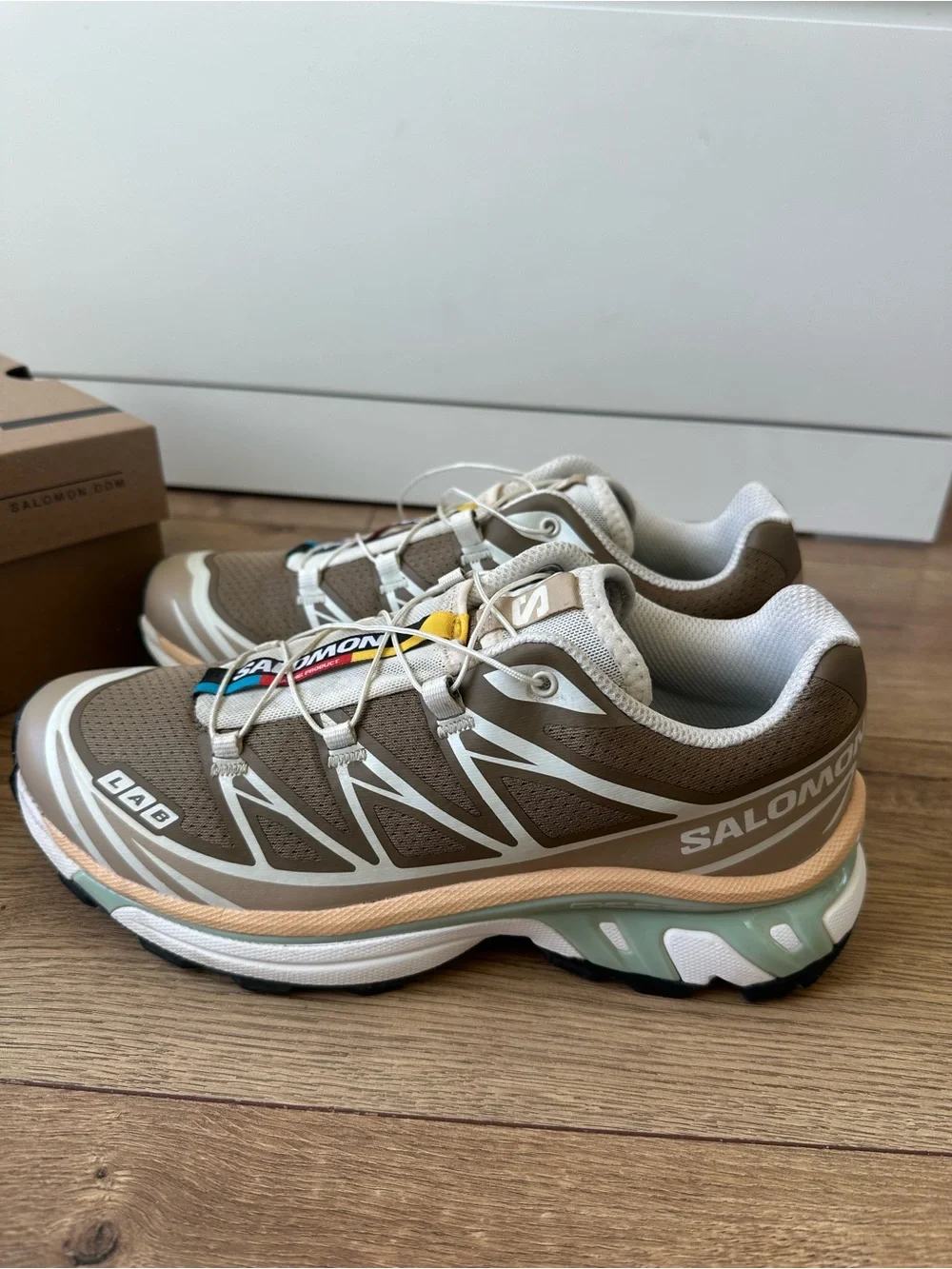 Salomon XT-6 Coyote Brown/Safari W 7.5 M 6.5 - Picture 3 of 10